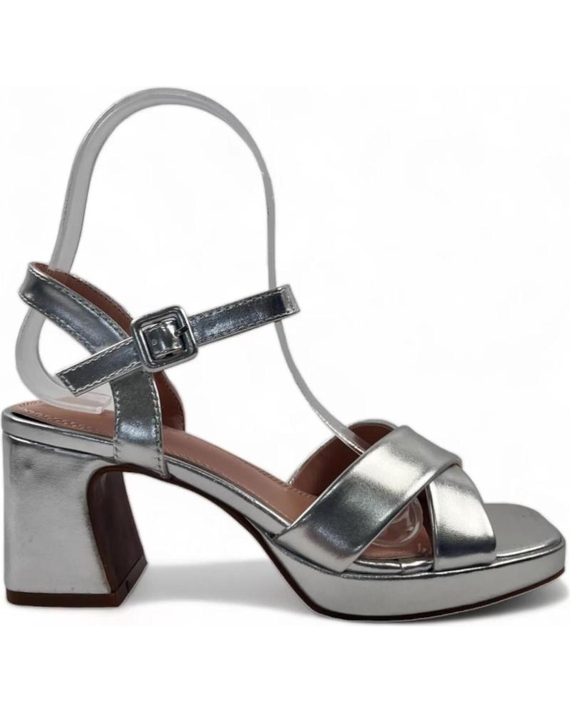 Sandálias de Mulher TIMBOS SANDALIA TACON FIESTA DE MUJER PLATA 130790 PLATEADO