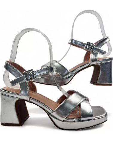 Sandálias de Mulher TIMBOS SANDALIA TACON FIESTA DE MUJER PLATA 130790 PLATEADO