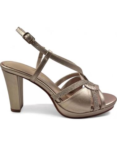 Sandalen für Damen TIMBOS SANDALIA TACON FIESTA MUJER TAUPE 130763 VERDE