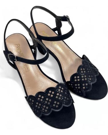 Sandalen für Damen TIMBOS SANDALIA TACON FIESTA MUJER 130761 NEGRO