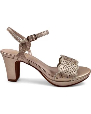 Sandalen für Damen TIMBOS SANDALIA TACON FIESTA MUJER TAUPE 130759 VERDE