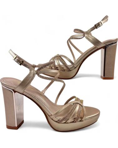 Sandales pour Femme TIMBOS SANDALIA TACON FIESTA MUJER TAUPE 130758 VERDE