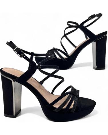 Sandales pour Femme TIMBOS SANDALIA TACON FIESTA MUJER 130756 NEGRO