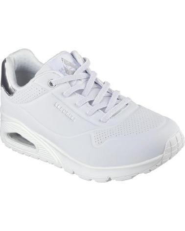 Sportif pour Femme SKECHERS UNO - SHIMMER AWAY 155196 BLANCO