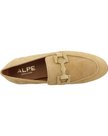 Mocassini per Donna ALPE MOCASINES MUJER MODELO 5069 12 COLOR MARRON CAMELLO