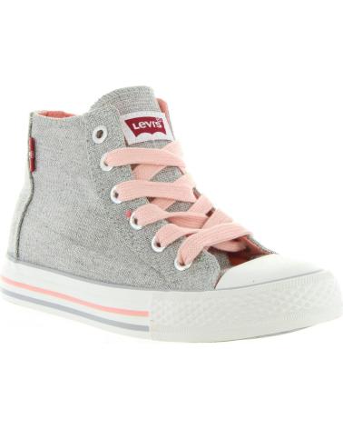 Sportif pour Femme et Fille et Garçon LEVIS VTRU0007T TRUCKER HI 0050 SILVER