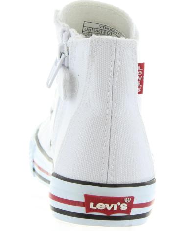 Sportif pour Femme et Fille et Garçon LEVIS VTRU0001T TRUCKER HI 0061 WHITE