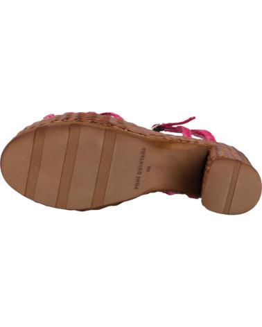 Sandales pour Femme PONS QUINTANA SANDALIAS MUJER MODELO CANNES COLOR ROSA TRENZADO