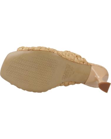 Sandalen für Damen PONS QUINTANA SANDALIAS MUJER MODELO FIJI COLOR BEIS TRENZADO