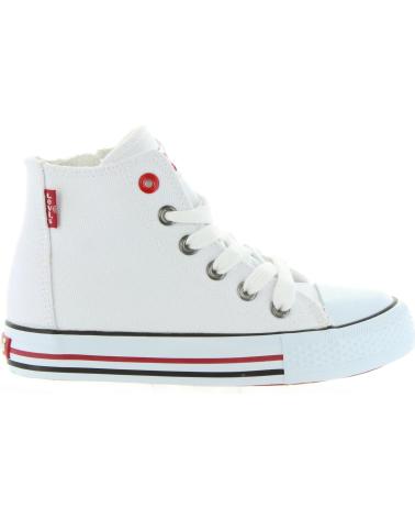Sportif pour Femme et Fille et Garçon LEVIS VTRU0001T TRUCKER HI 0061 WHITE