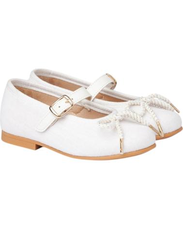 Ballerines pour Fille ANGELITOS BAILARINAS 1557 BAILARINA LINO HEBILLA BLANCO