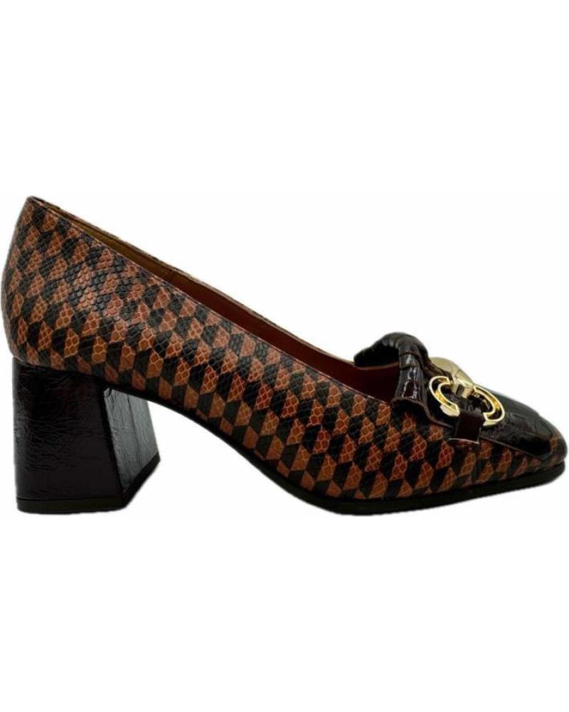 Woman shoes PEDRO MIRALLES ZAPATOS HEXAGONO CUERO-NEGRO DE MARRóN
