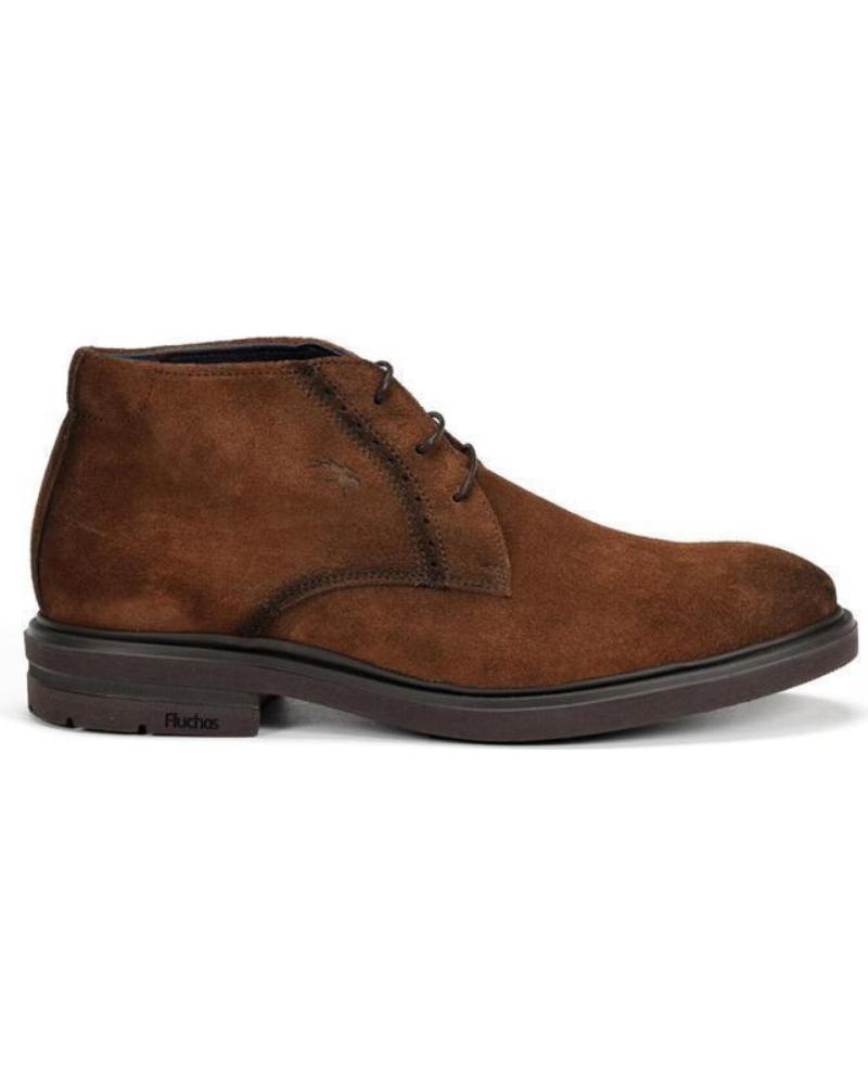 Botins de Homem FLUCHOS BOTA F0772 BELGAS ANTILOPE DE 2 MARRóN