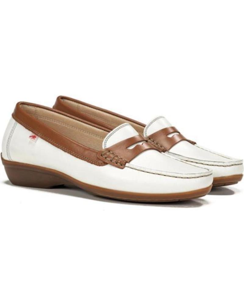 Scarpe per Donna FLUCHOS MOCASIN ADUNA DE BLANCO