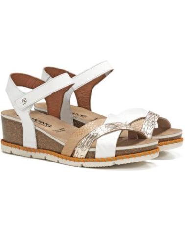 Sandálias de Mulher DORKING SANDALIA GOLD BLANCA DE BY FLUCHOS BLANCO