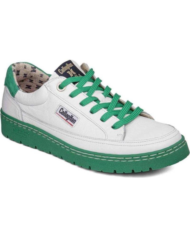 Esportes  de Homem CALLAGHAN ZAPATILLA PETETE 55210 BLANCA Y DE VERDE