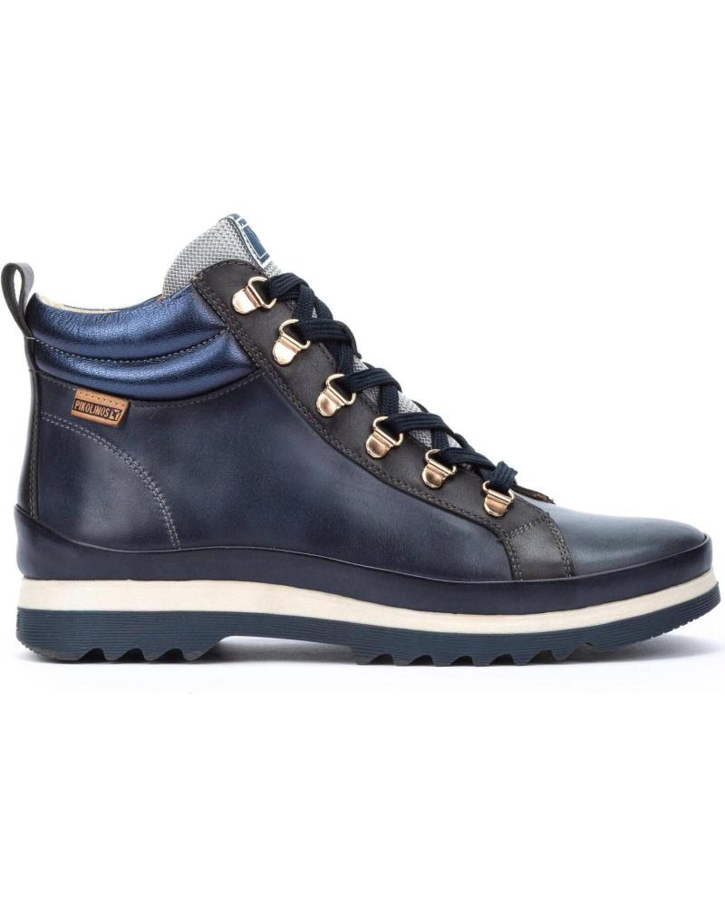 BOTINS PIKOLINOS VIGO DE COURO AZUL AZUL