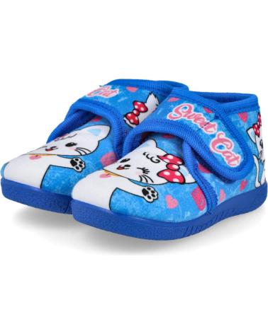 Pantofole per Bambina e Bambino L&R SHOES ALCALDE 16600 ZAPATILLAS DE CASA NINA AZULON