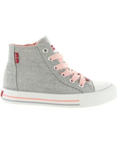 Sportif pour Femme et Fille et Garçon LEVIS VTRU0007T TRUCKER HI 0050 SILVER
