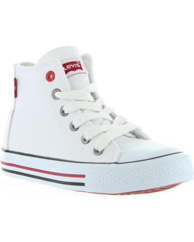 Sportif pour Femme et Fille et Garçon LEVIS VTRU0001T TRUCKER HI 0061 WHITE