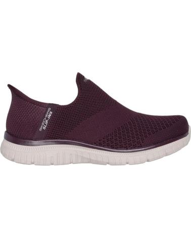 Sportivo per Donna SKECHERS SNEAKERS VIRTUE-SLEEK MUJER BURDEOS ROJO
