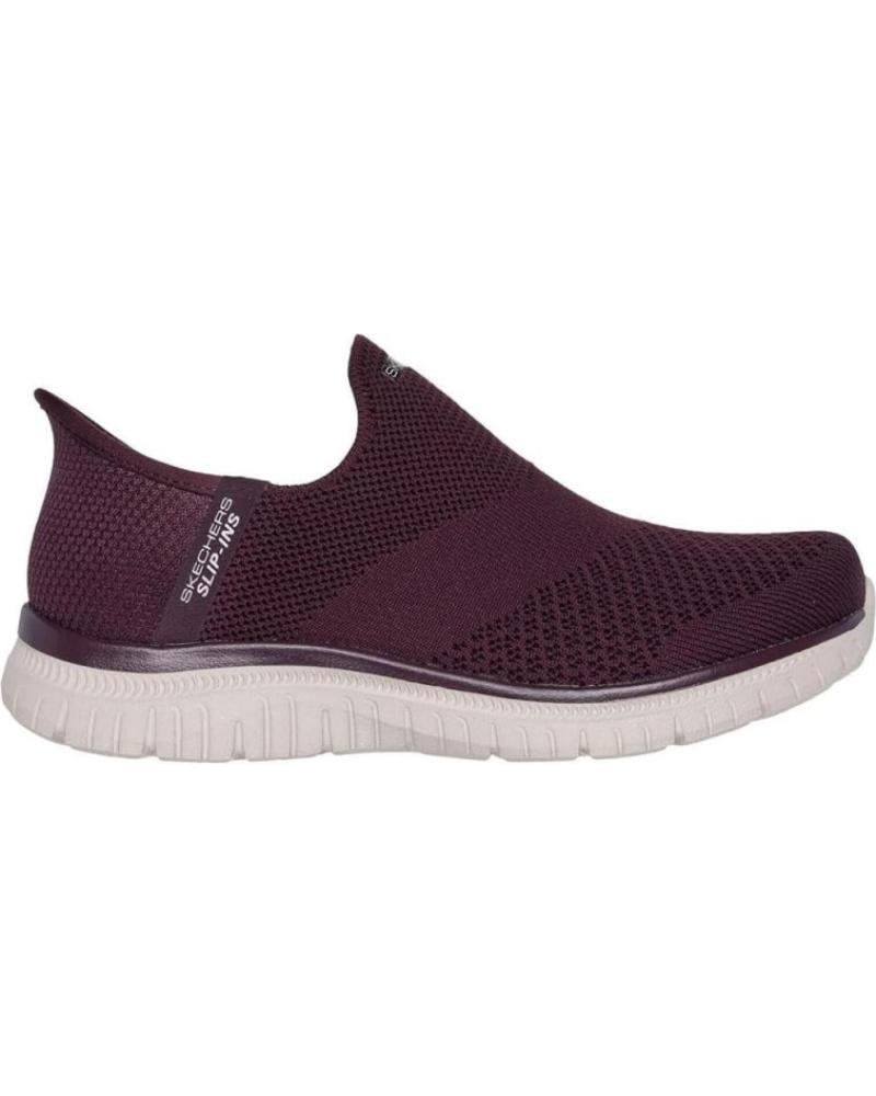 Sportif pour Femme SKECHERS SNEAKERS VIRTUE-SLEEK MUJER BURDEOS ROJO