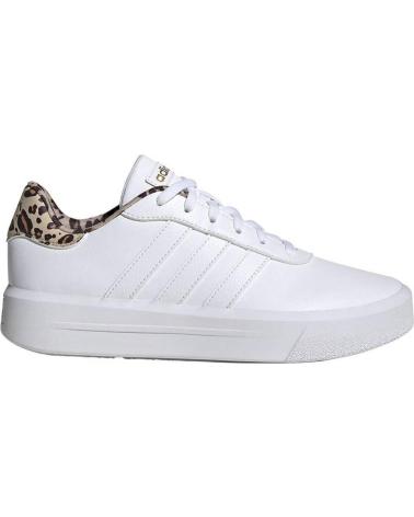 Sportivo per Donna ADIDAS IG8609 COURT PLATFORM ZAPATILLAS MUJER BLANCO