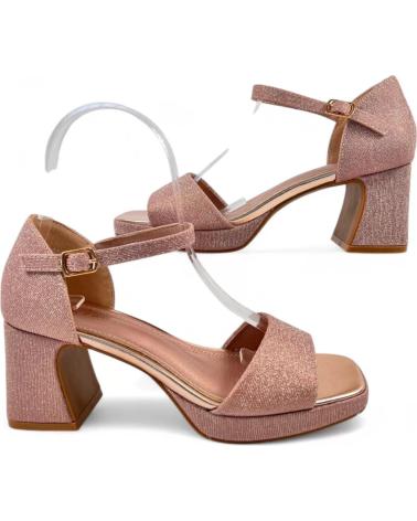 Sandales pour Femme TIMBOS SANDALIA TACON FIESTA PLATAFORMA MUJER CHAMPAGNE 130793 VARIOS COLORES