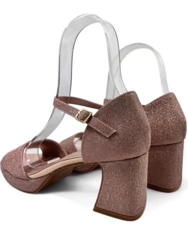 Sandales pour Femme TIMBOS SANDALIA TACON FIESTA PLATAFORMA MUJER CHAMPAGNE 130793 VARIOS COLORES