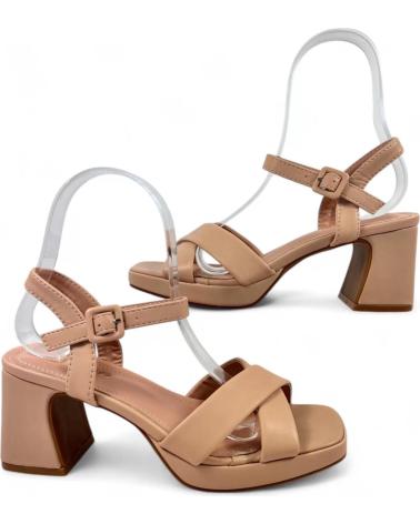 Sandalen für Damen TIMBOS SANDALIA TACON VESTIR MUJER NUDE 130789 VARIOS COLORES