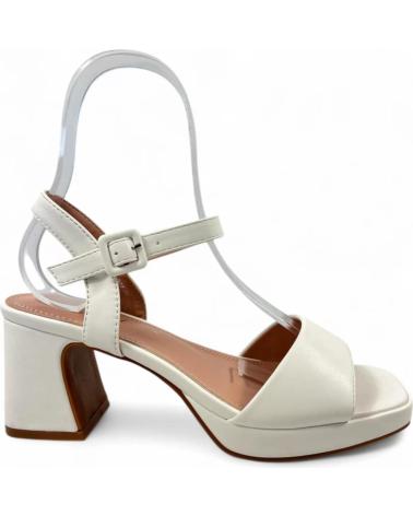 Sandálias de Mulher TIMBOS SANDALIA TACON PLATAFORMA NOVIA 130787 BLANCO