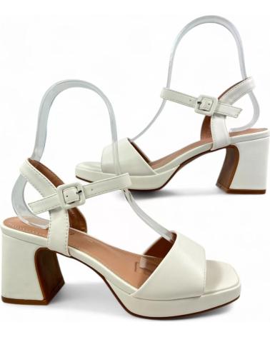 Sandales pour Femme TIMBOS SANDALIA TACON PLATAFORMA NOVIA 130787 BLANCO