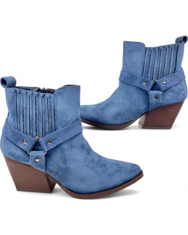 Stiefel für Damen TIMBOS BOTIN COWBOY DE MUJER MARINO 130782 AZUL