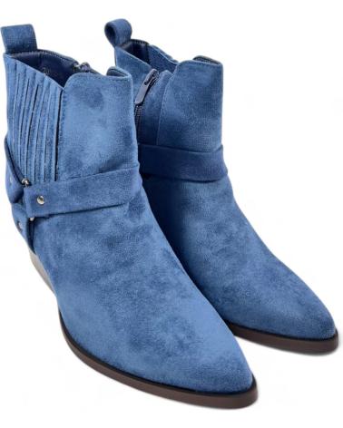 Stiefel für Damen TIMBOS BOTIN COWBOY DE MUJER MARINO 130782 AZUL