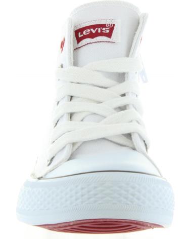 Sportif pour Femme et Fille et Garçon LEVIS VTRU0001T TRUCKER HI 0061 WHITE
