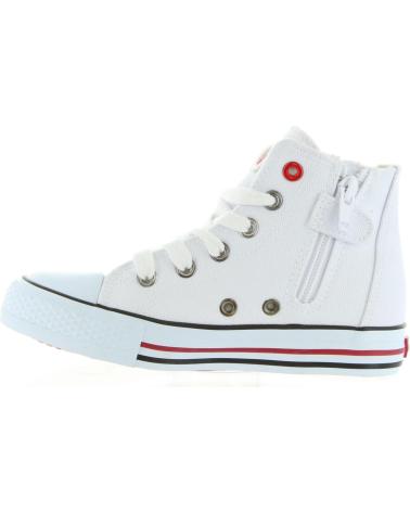 Sportif pour Femme et Fille et Garçon LEVIS VTRU0001T TRUCKER HI 0061 WHITE
