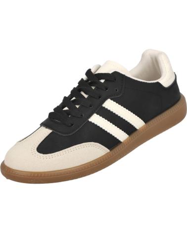 Sportivo per Donna L&R SHOES LR SHOES 24006 ZAPATILLAS CASUAL DE MUJER NEGRO