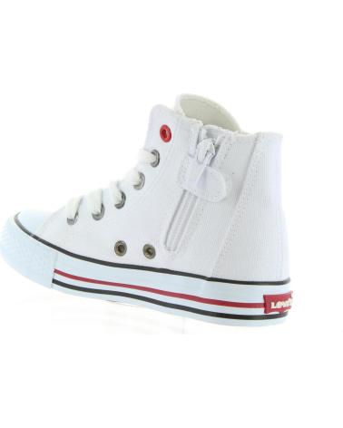 Sportif pour Femme et Fille et Garçon LEVIS VTRU0001T TRUCKER HI 0061 WHITE