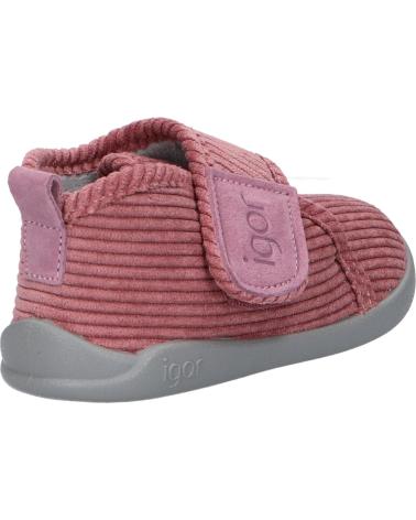 Calzado de casa de Niña IGOR W10310-010 HOMIE PANA ROSA
