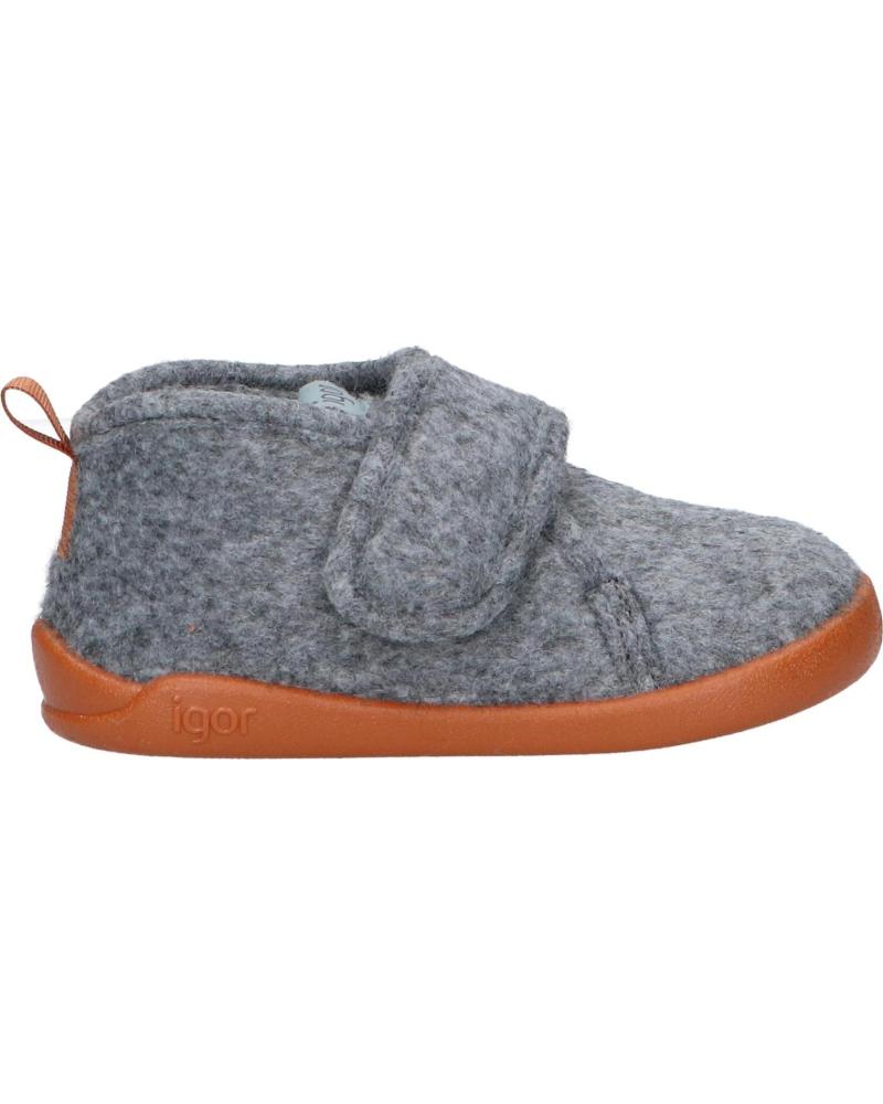Calzado de casa de Niño IGOR W10308-215 HOMIE GRIS-CARAMELO