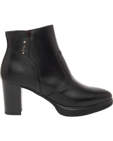 Botins de Mulher NERO GIARDINI BOTIN VESTIR DE PIEL CON TACON Y PLATAFORMA NEGRO