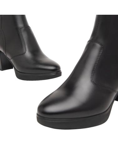 Botins de Mulher NERO GIARDINI BOTIN VESTIR DE PIEL CON TACON Y PLATAFORMA NEGRO