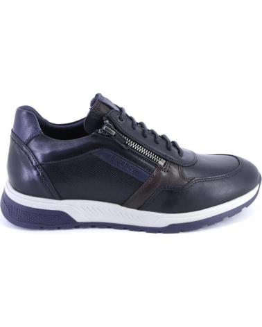 Sportivo per Uomo FLUCHOS F1600 LOUIS ZAPATILLAS CASUAL DE HOMBRE CAMEL PIEL AZUL MARINO