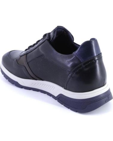 Sportivo per Uomo FLUCHOS F1600 LOUIS ZAPATILLAS CASUAL DE HOMBRE CAMEL PIEL AZUL MARINO