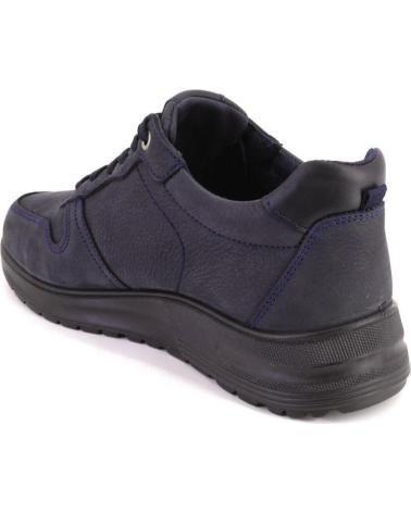 Esportes  de Homem LUISETTI 36201 ZAPATILLAS CASUAL DE HOMBRE NOBUK AZUL MARINO