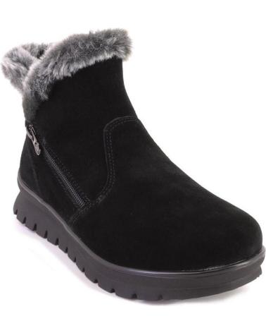 Botins de Mulher TREINTAS M4264 BOTINES DE MUJER ANTE SERRAJE NEGRO