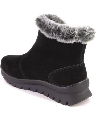 Botins de Mulher TREINTAS M4264 BOTINES DE MUJER ANTE SERRAJE NEGRO