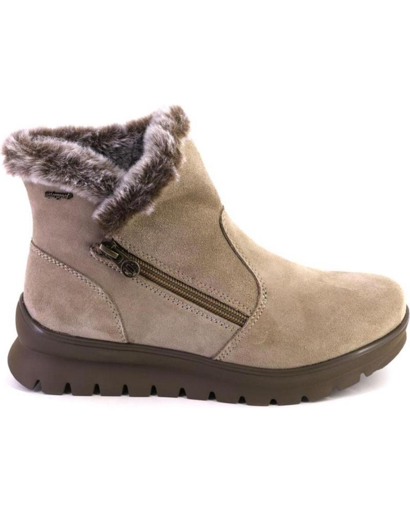Botins de Mulher TREINTAS M4264 BOTINES DE MUJER ANTE SERRAJE TAUPE