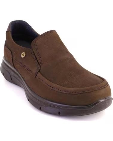 Man Mocasines LUISETTI 36118 MOCASINES DE HOMBRE MARRON NOBUK MARRON