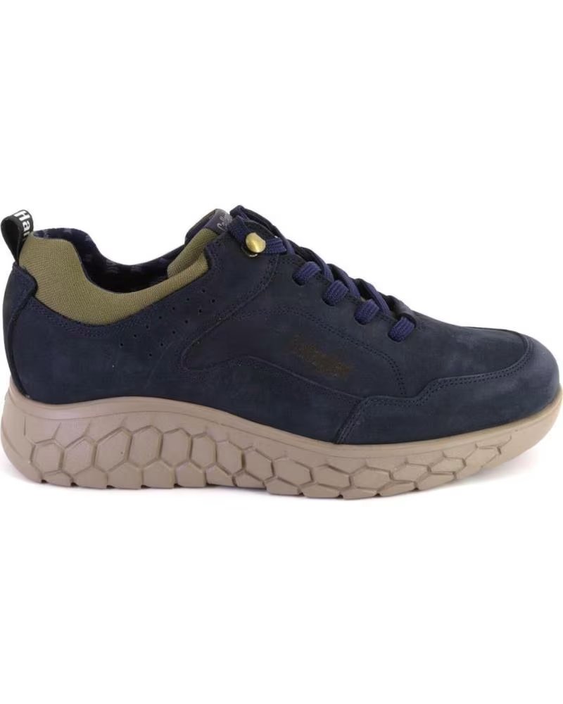 Sapatos de Homem CALLAGHAN 50912 ZAPATOS CON CORDONES DE HOMBRE AZUL NOBUK AZUL